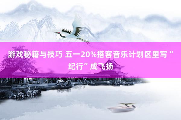 游戏秘籍与技巧 五一20%搭客音乐计划区里写“纪行”成飞扬