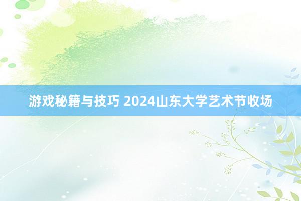 游戏秘籍与技巧 2024山东大学艺术节收场